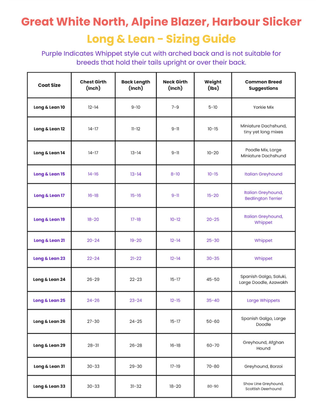 Chilly Dogs Harbour Slicker (Long and Lean Cut)