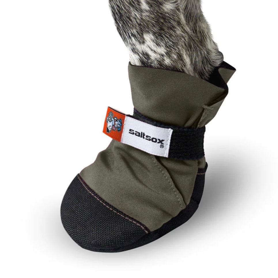 SaltSox Winter Dog Boots w/ Reflective Safety Stip