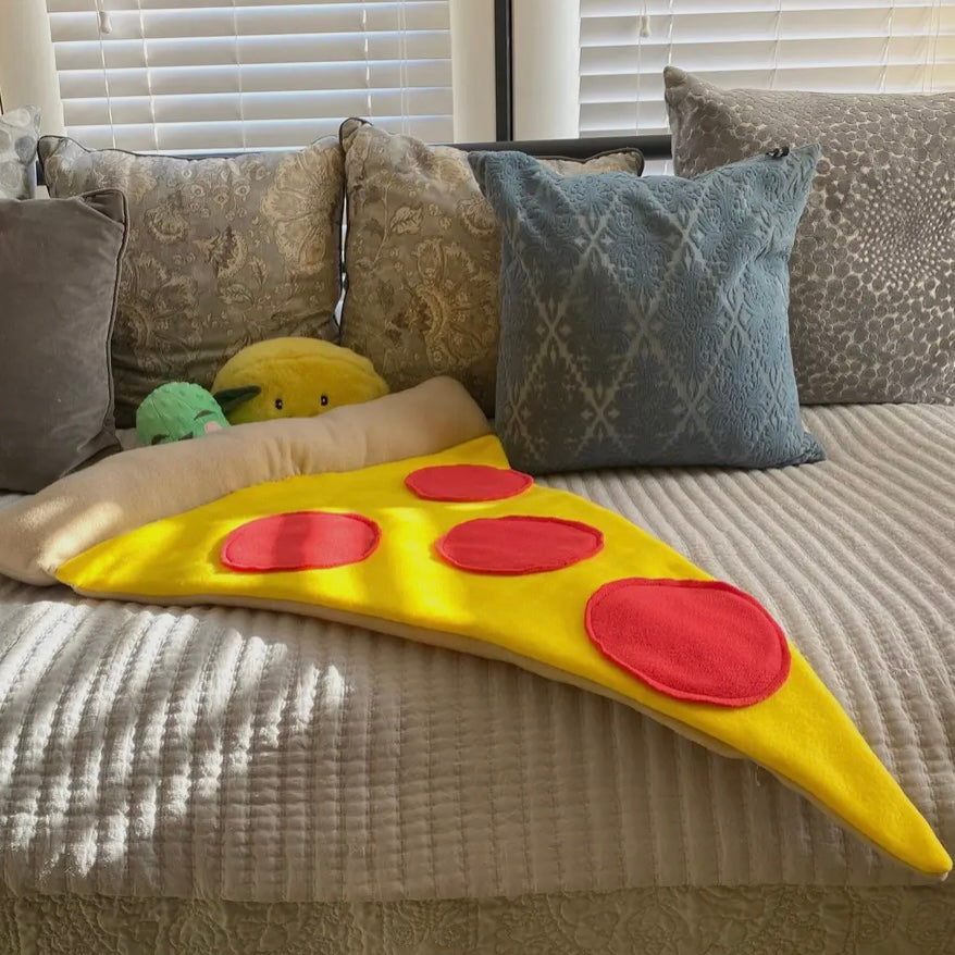 Screaming Pickles Pizza Slice Pet Bed/Mat
