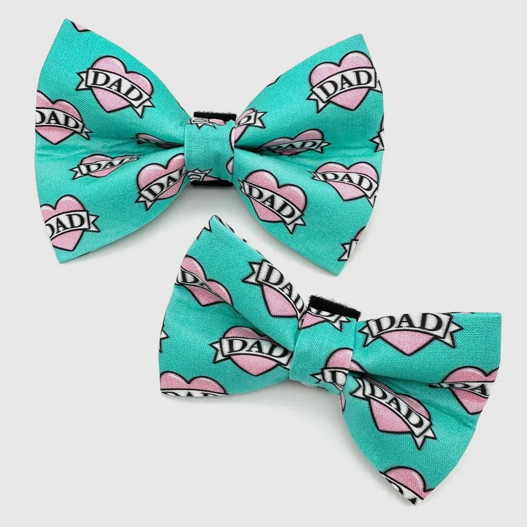 Winthrop Clothing Co. Tattoo Hearts Dog Bow Tie