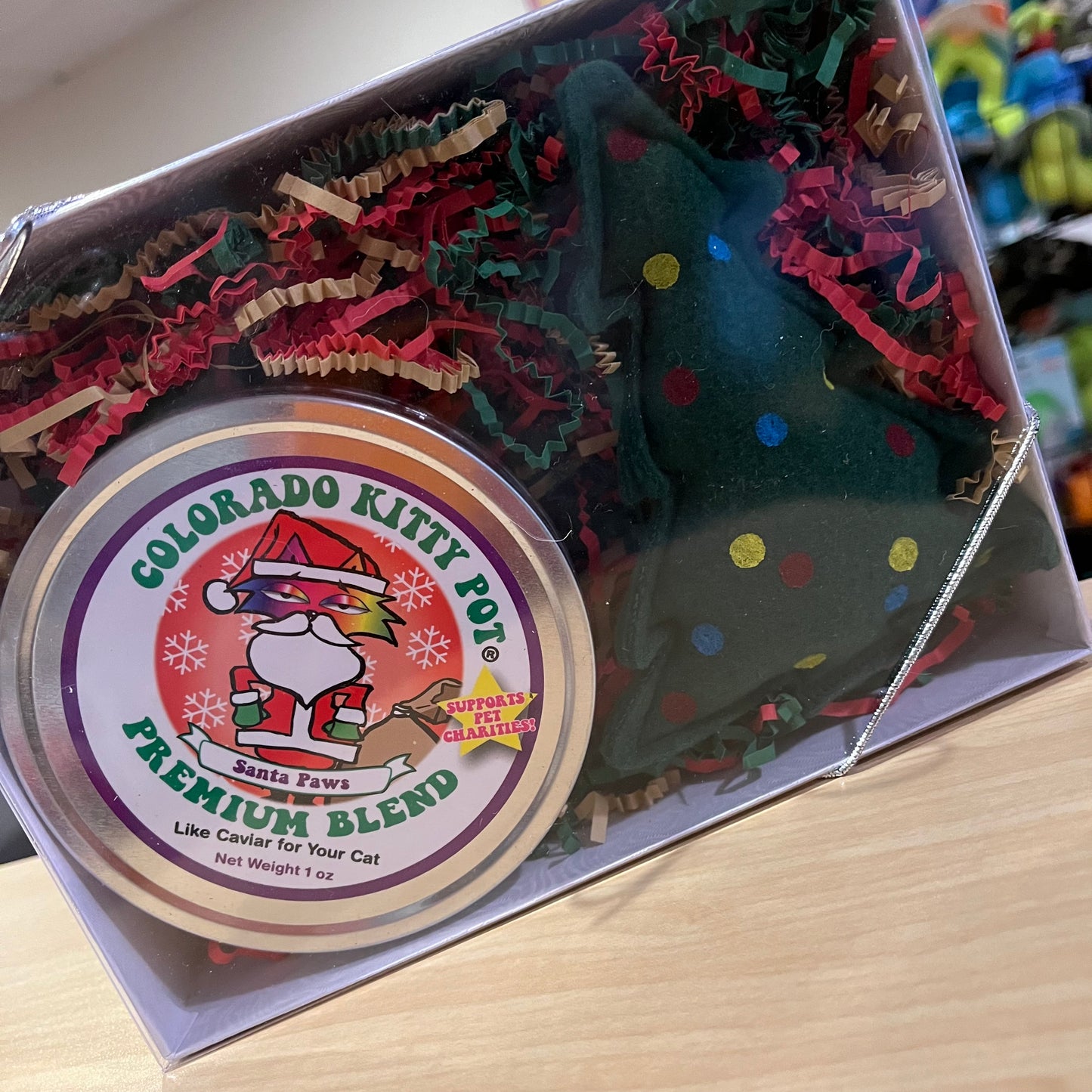 Colorado Kitty Pot Santa Paws Holiday Gift Tin