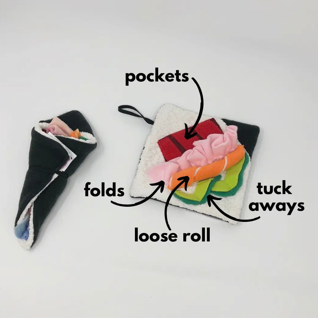 Miso Handmade Handroll Snuffle Sushi Toy