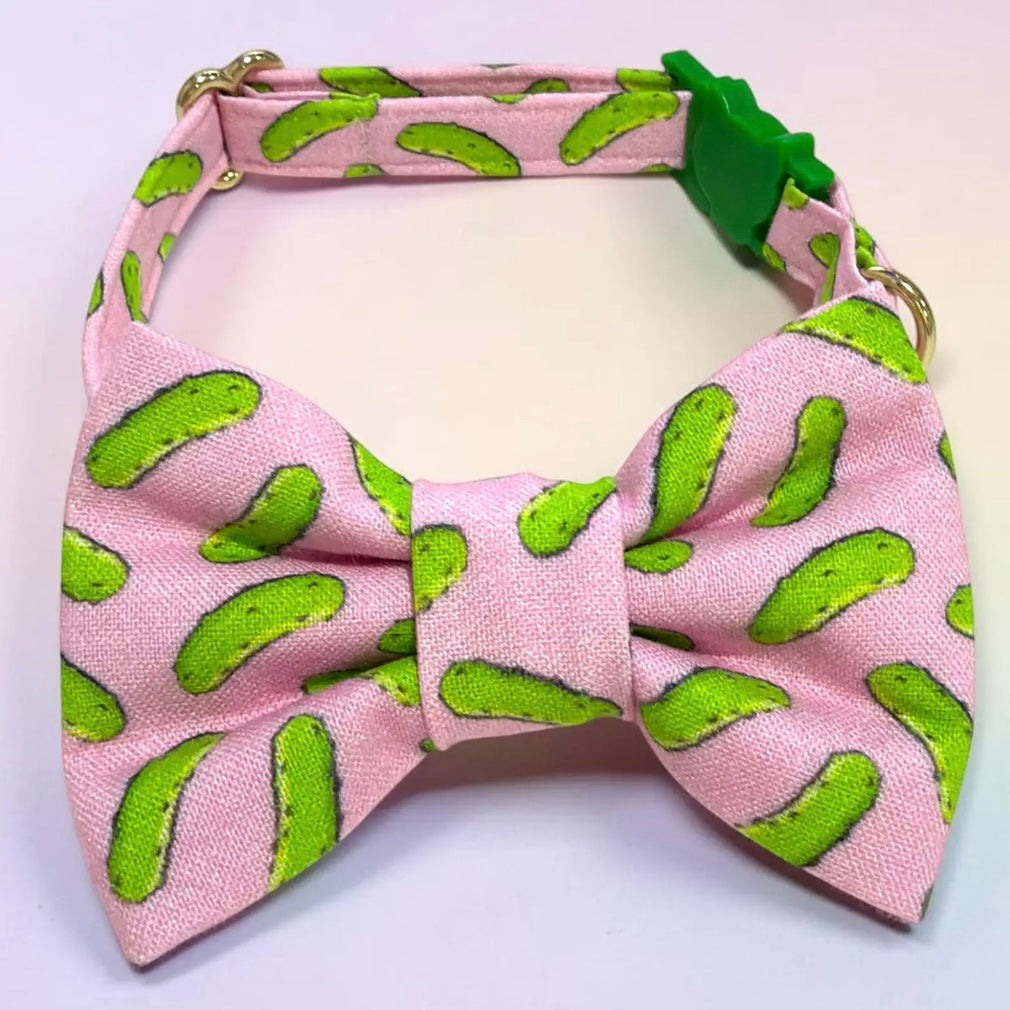Whiskers Crafts Cat Collar and Bow Tie: Pickles