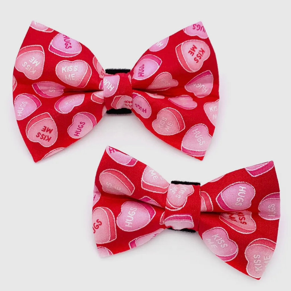 Winthrop Clothing Co. Conversation Hearts Dog Bow Tie