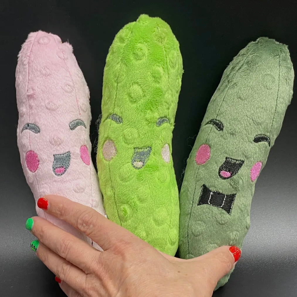 Screaming Pickles Double Stuffed Pickle Catnip Kicker