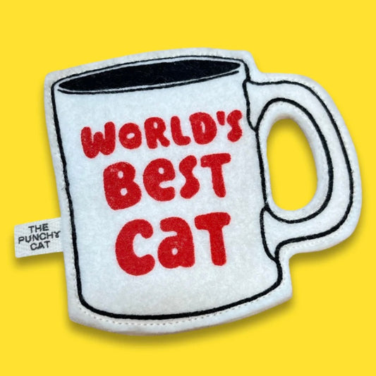 Punchy Cat World's Best Cat Catnip Mug