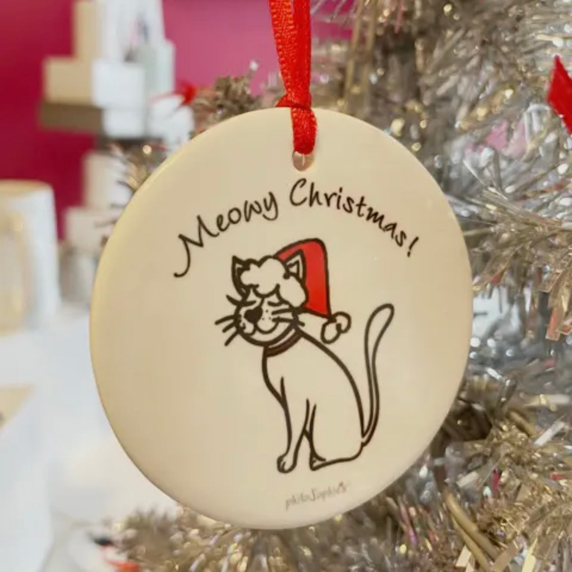 philoSophie's Stationary & Gifts Holiday Ornament