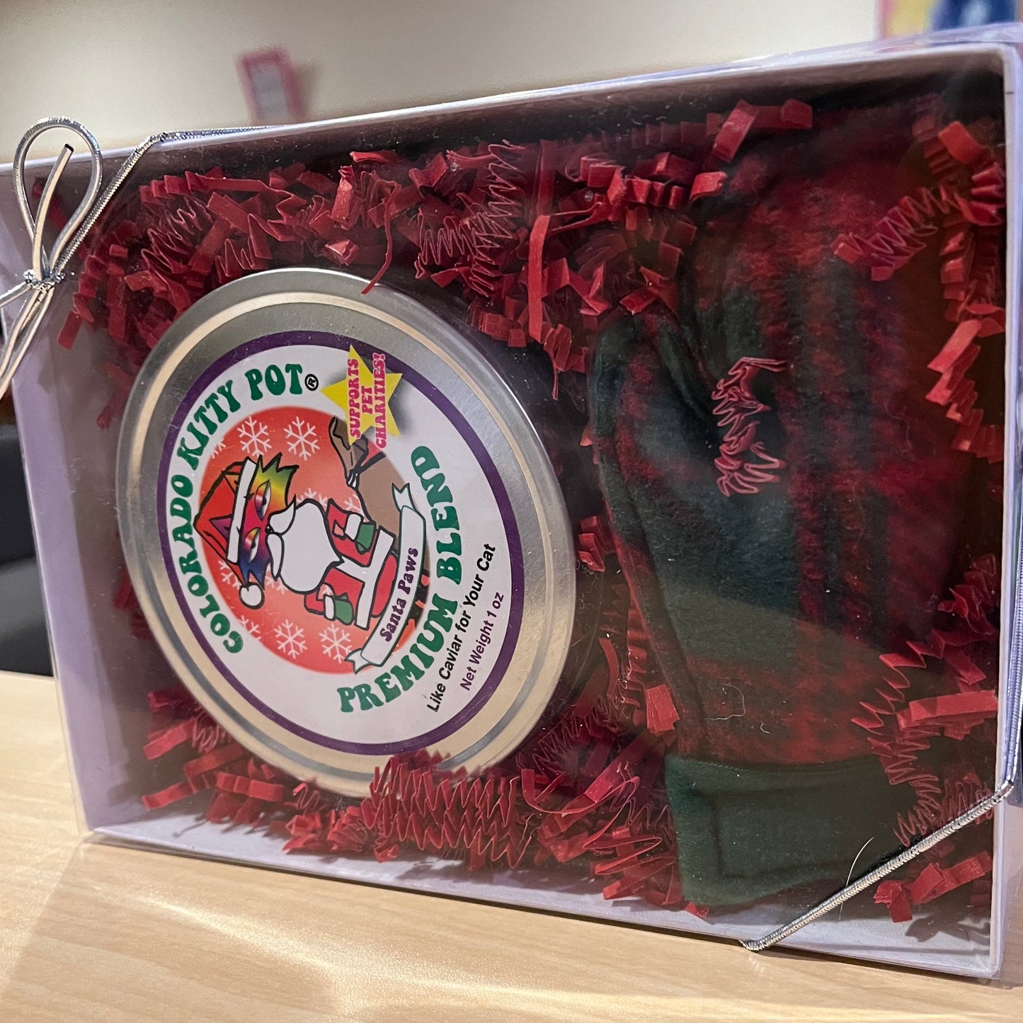 Colorado Kitty Pot Santa Paws Holiday Gift Tin