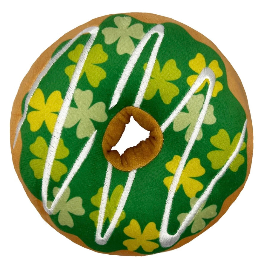 Huxley & Kent Shamrock Donut Dog Toy