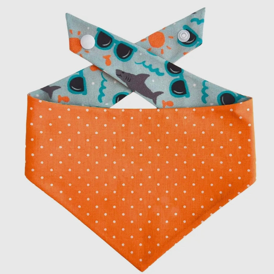 Winnie and the Hound Summer Shark Bandana
