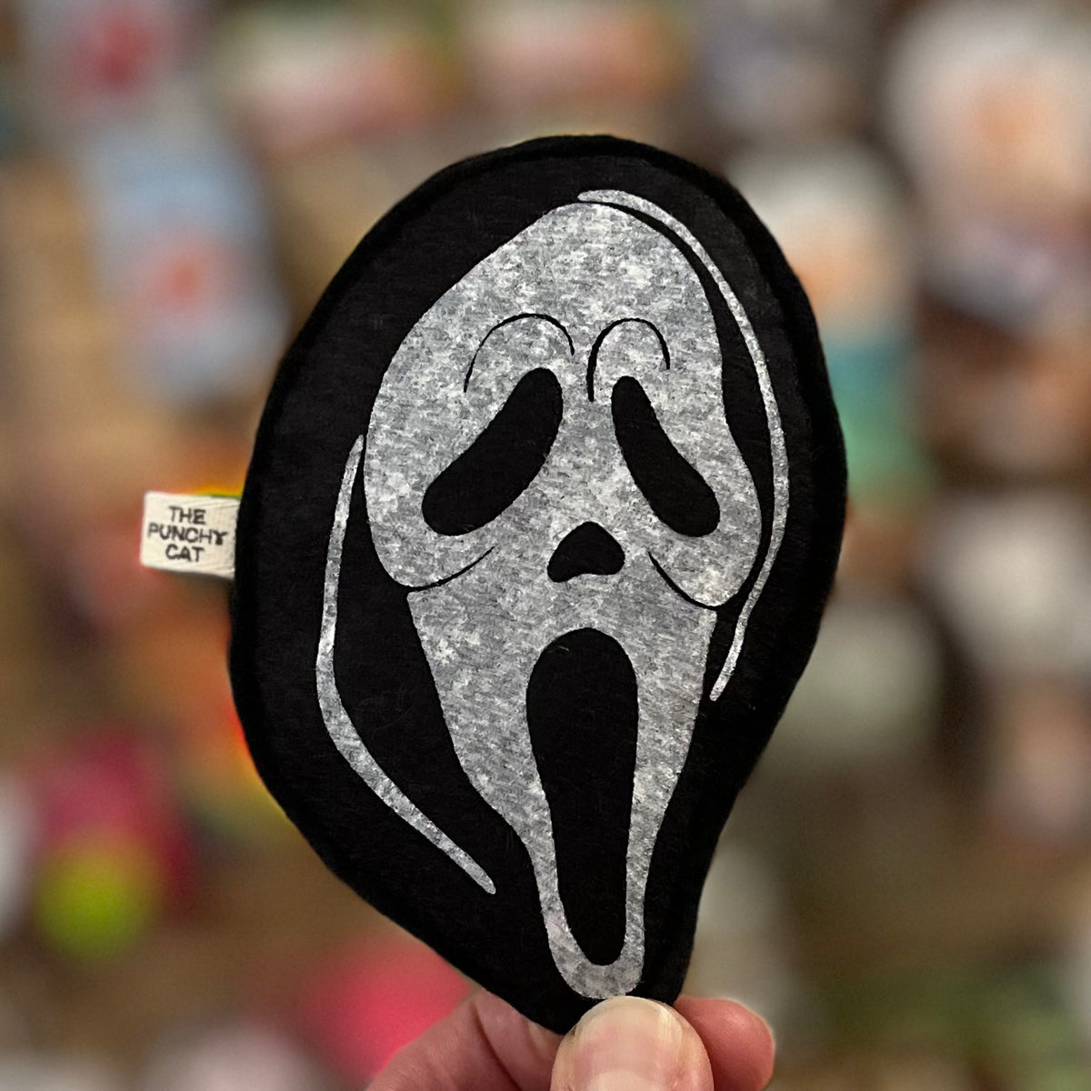 Punchy Cat Catnip Scary Movie Mask