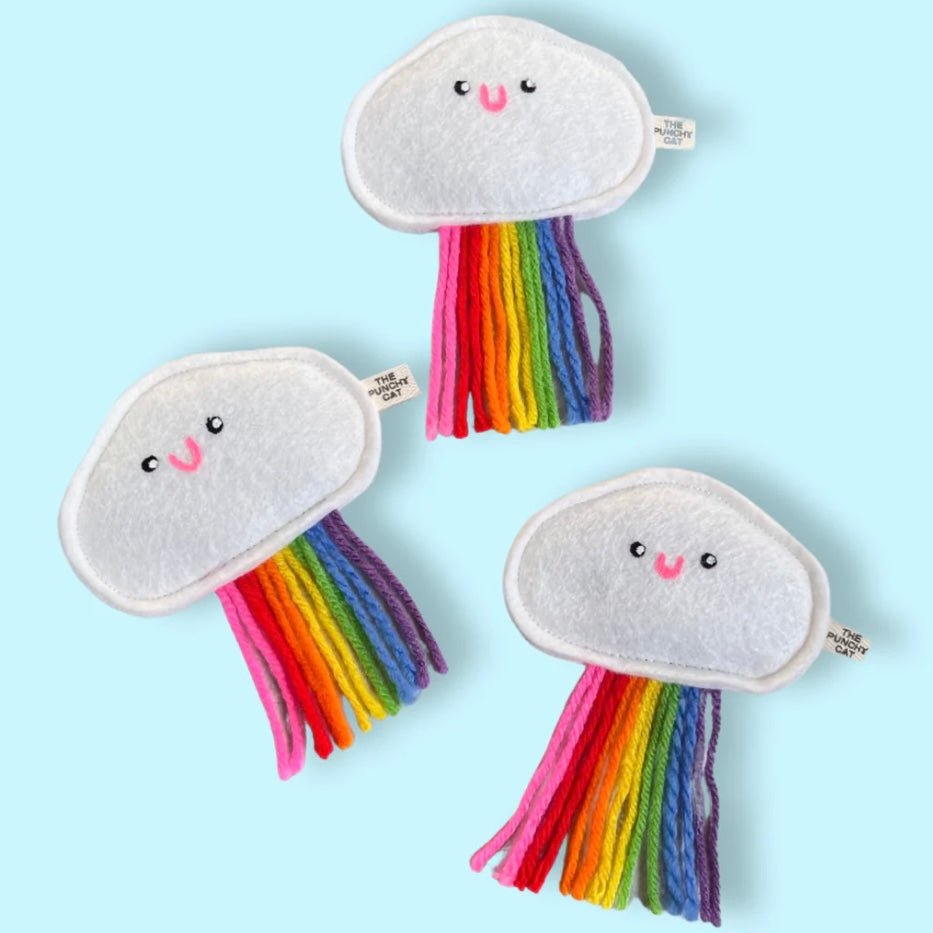 Punchy Cat Catnip Rainbow Cloud