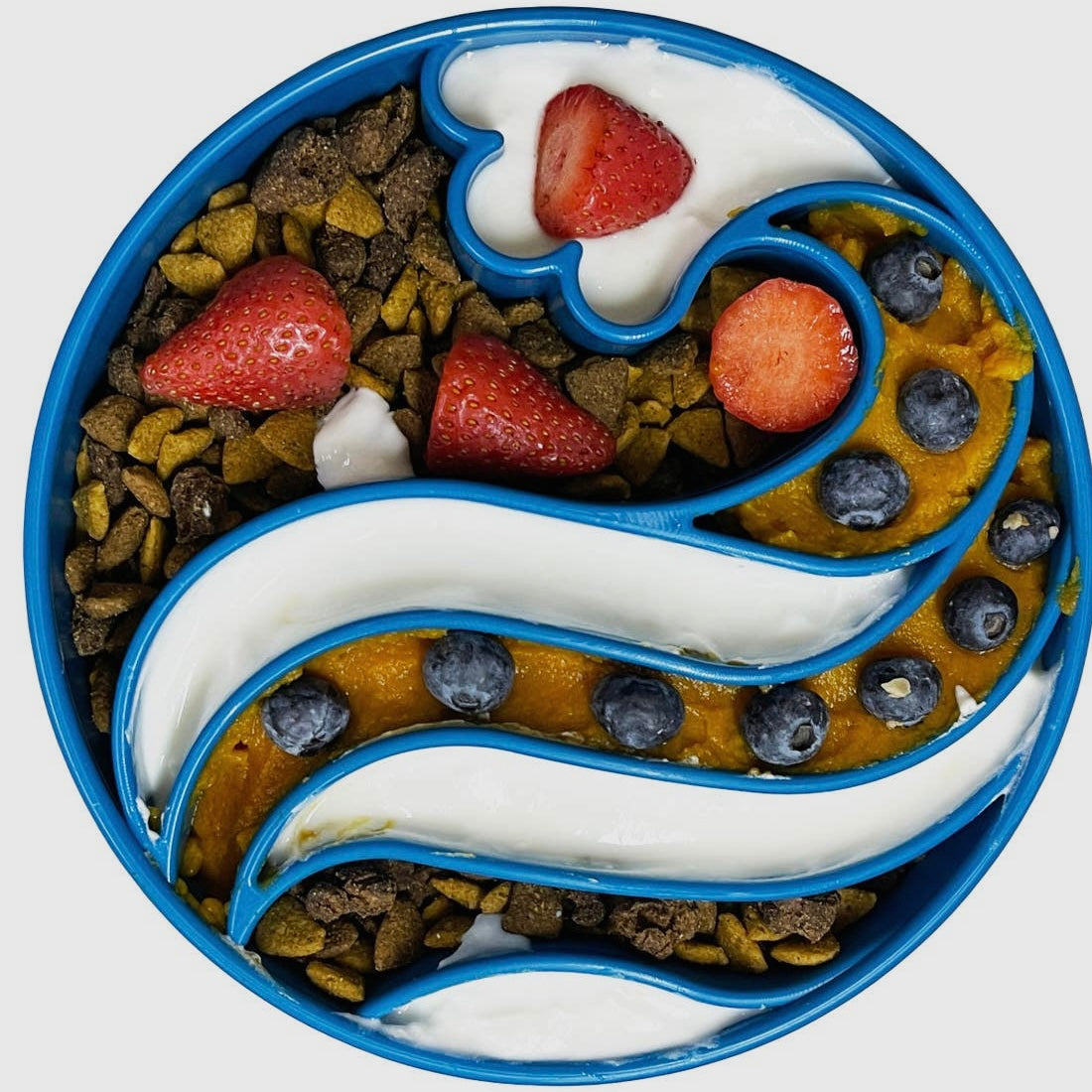 SodaPup Wave Design eBowl Enrichment Slow Feeder Bowl