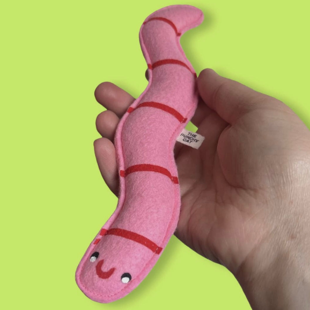 Punchy Cat Catnip Worm