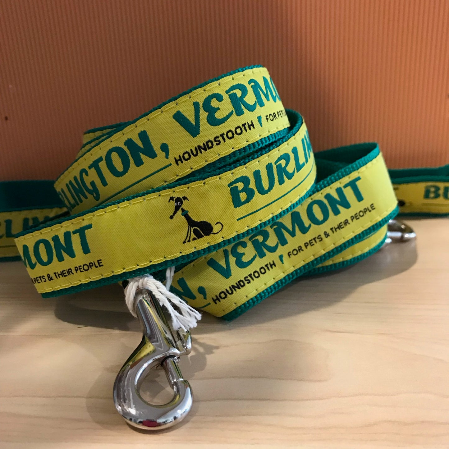 6' Houndstooth Burlington Leash