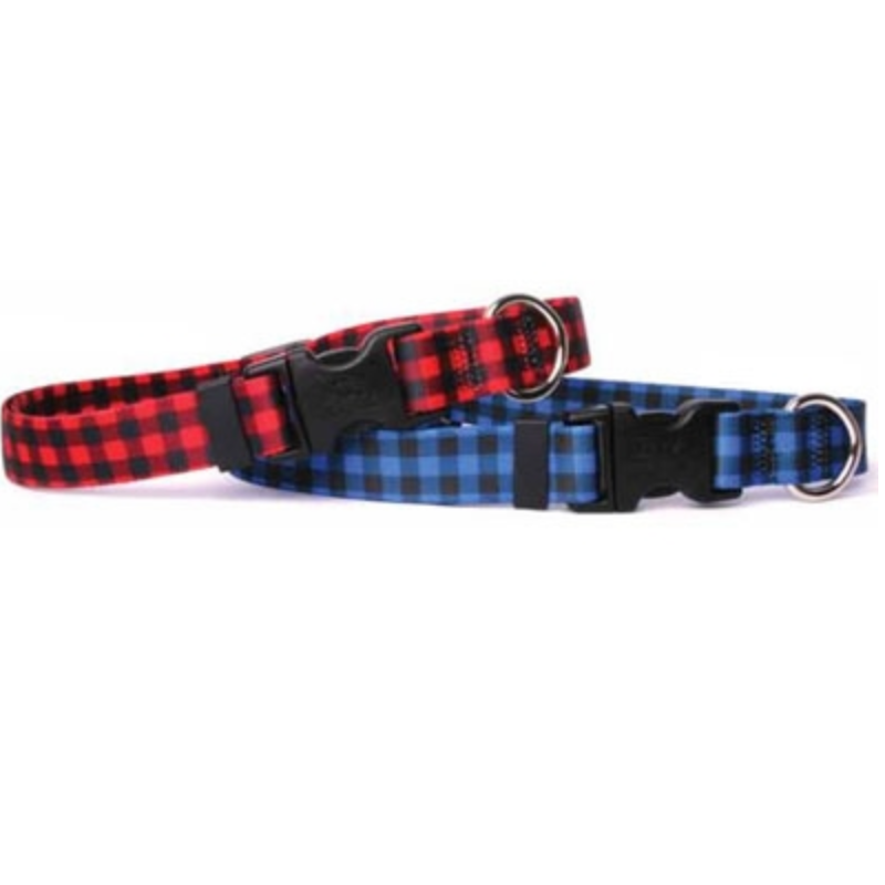 Yellow Dog Design Buffalo Plaid Dog Collar