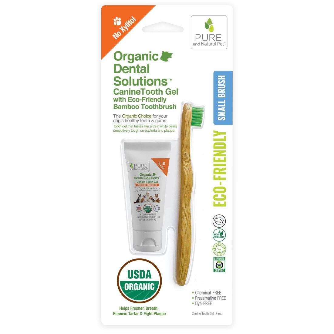 Pure and Natural Pet Organic Dental Solutions - Small Dog Kit