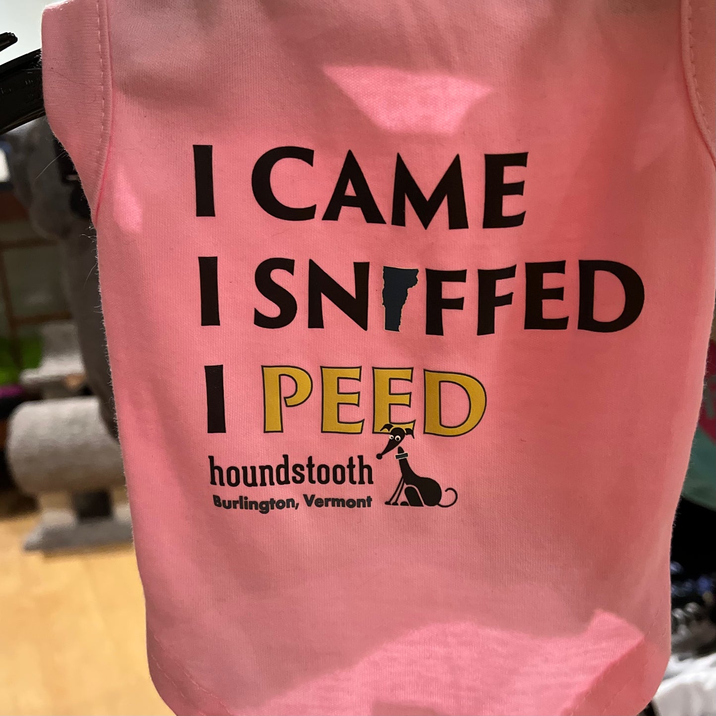 I Came I Sniffed Houndstooth Tee