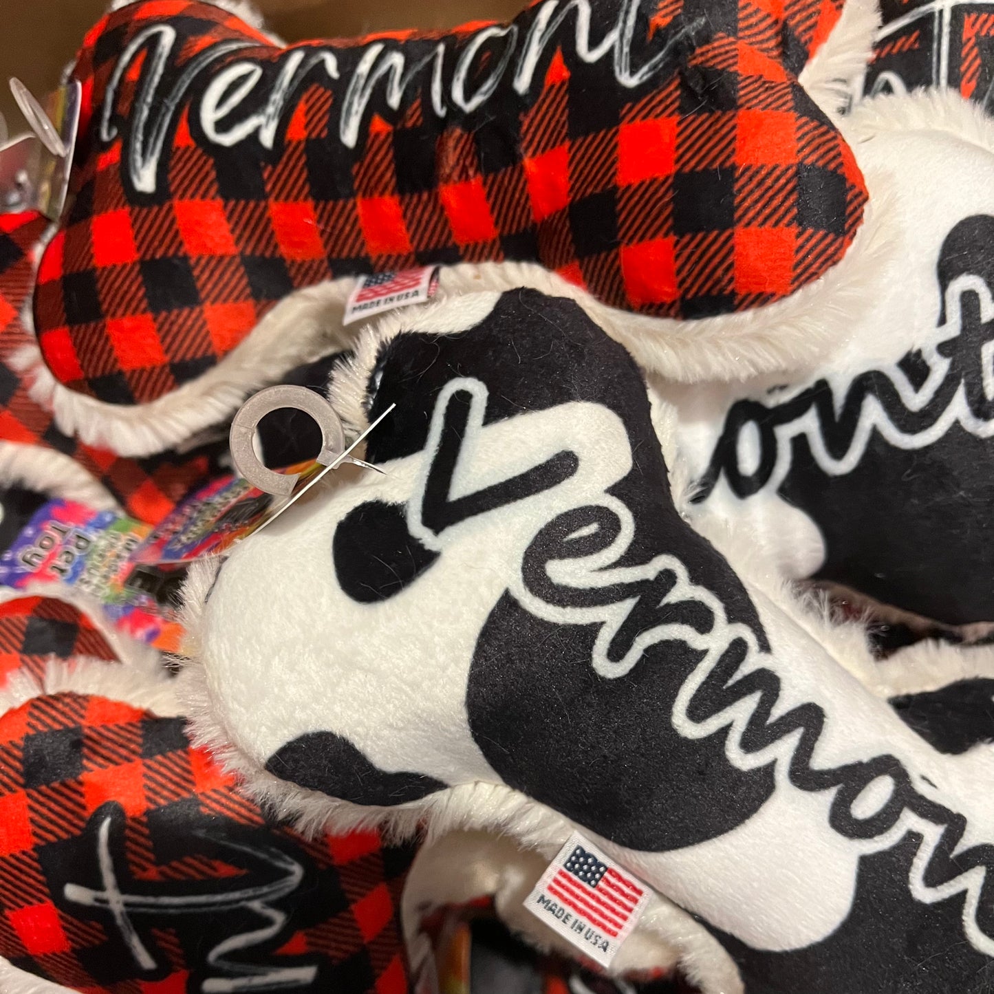 Vermont Dog Bone Plush Toy