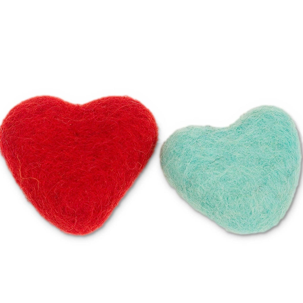Karma Cat Heart Wool Cat Toys