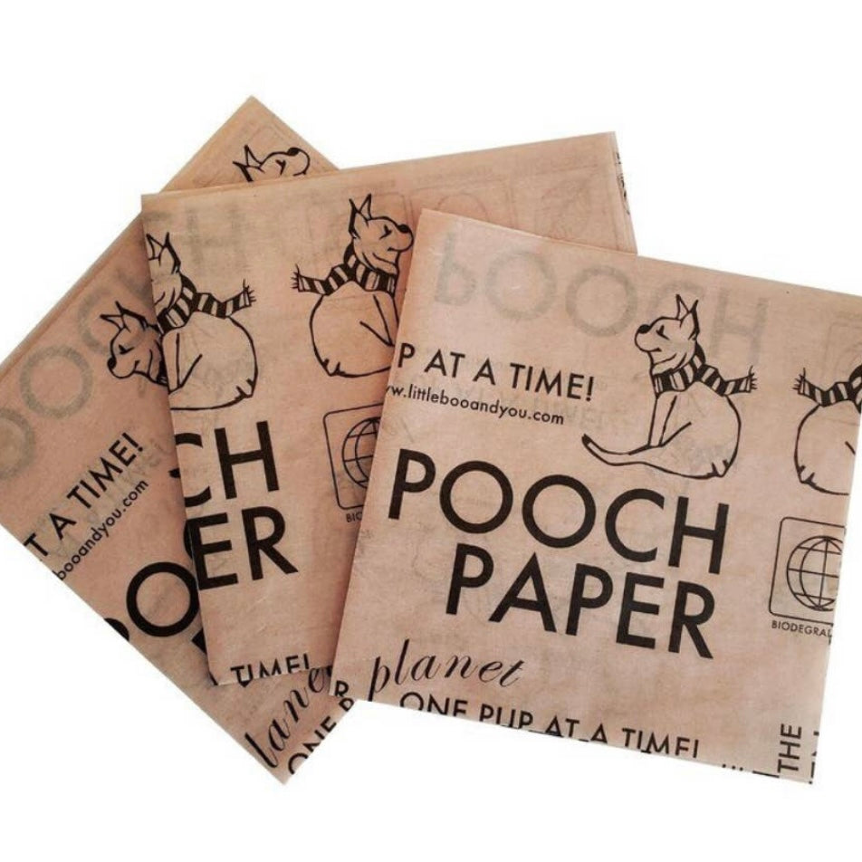 Pooch Paper Poop Pickup Alternative