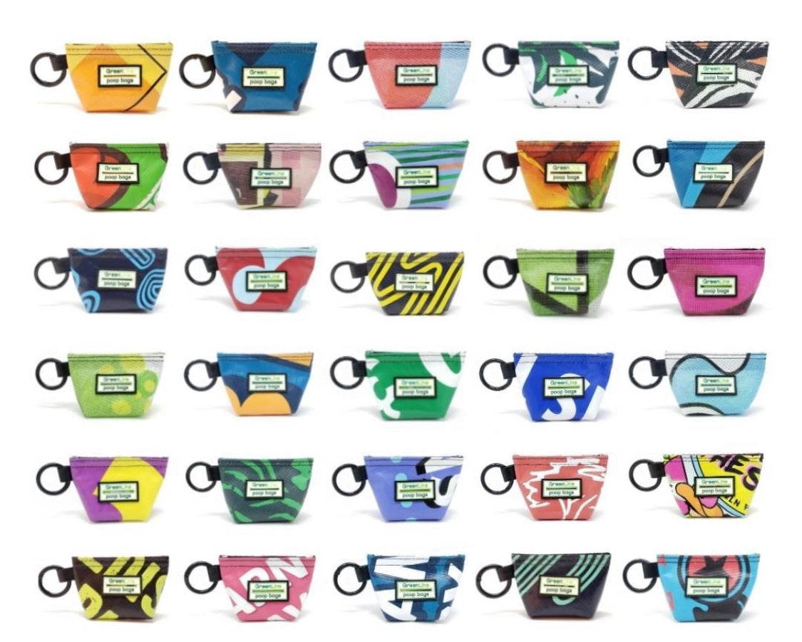 Green Line Banner Bag Poop Bag Dispenser