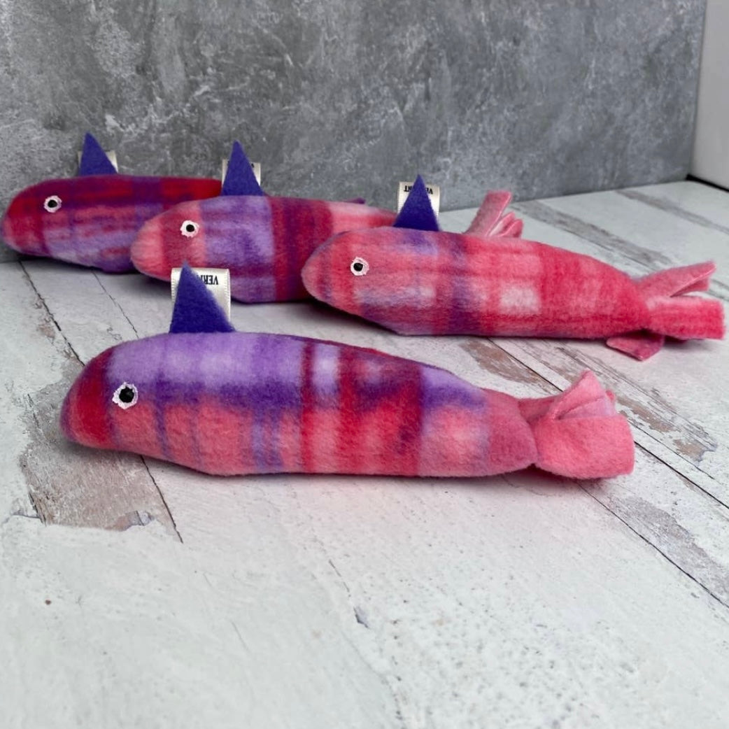 Simply B Vermont Jack the One-Eyed Catfish Cat Toy