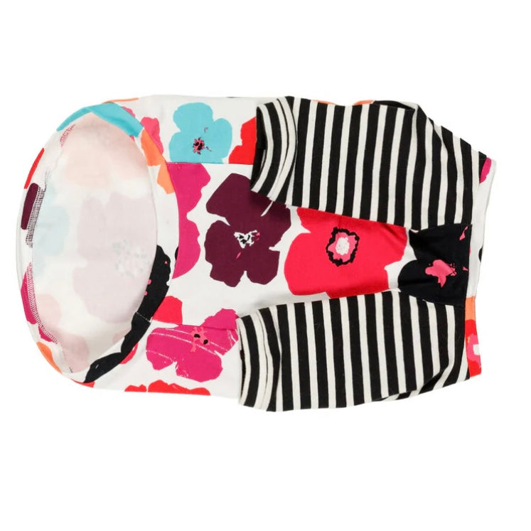 Ware of the Dog Floral Tee Shirt