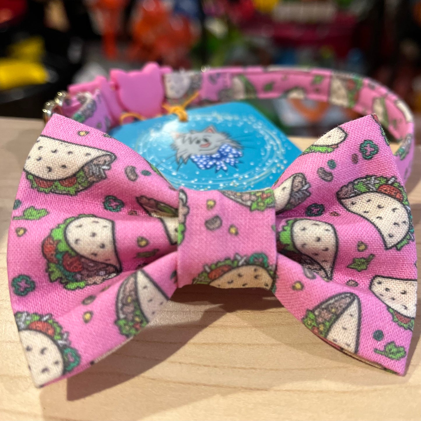 Whiskers Crafts Cat Collar and Bow Tie: Tacos
