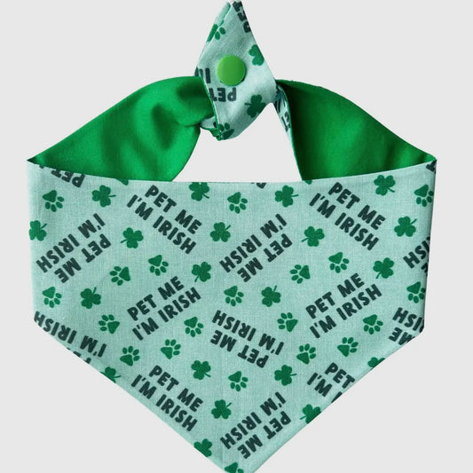 Winnie and the Hound "Pet Me I'm Irish" Bandana