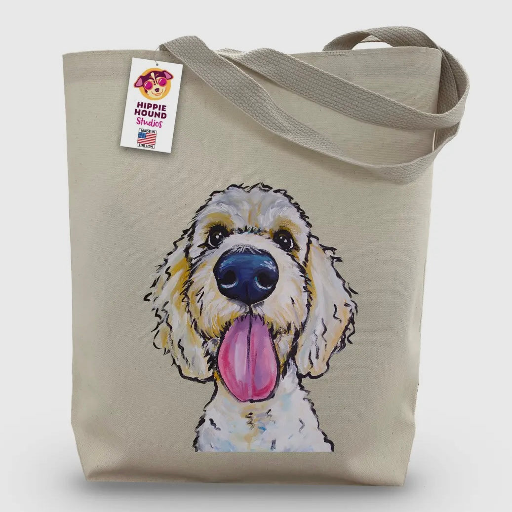 Hippie Hound Tote Bag