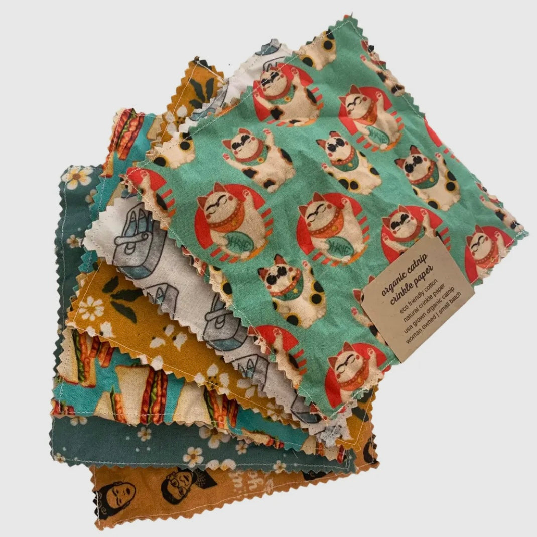 Ciao Gatto Wool Felt Catnip Crinkle Paper