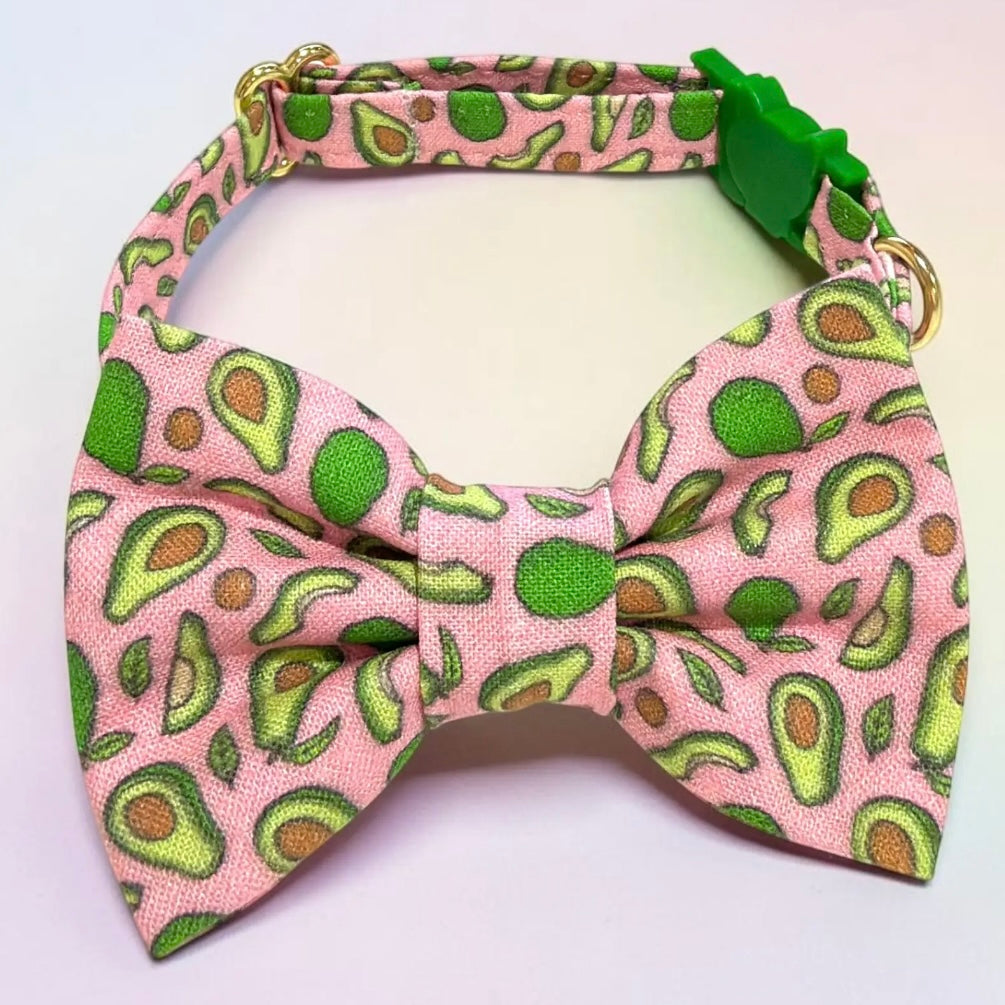 Whiskers Crafts Cat Collar and Bow Tie: Avocados
