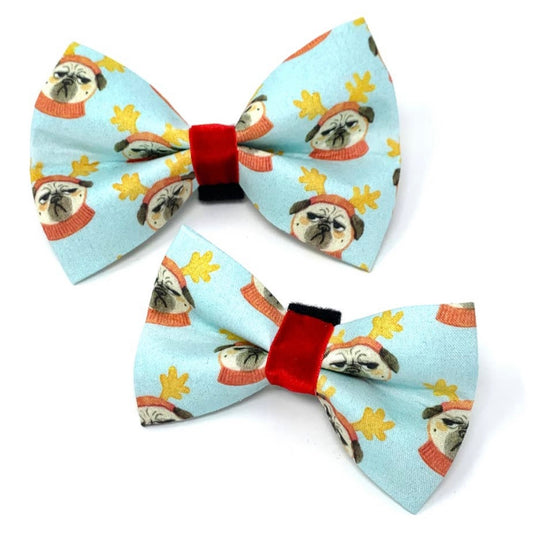 Winthrop Clothing Co. Bah Hum Pug Bow Tie