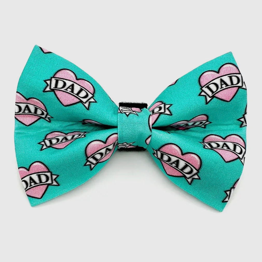 Winthrop Clothing Co. Tattoo Hearts Dog Bow Tie