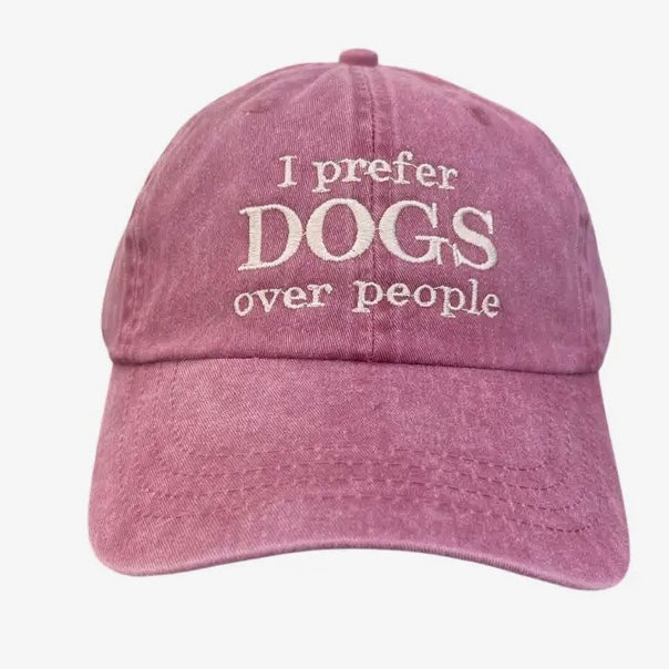 Tug Tees "I Prefer Dogs Over People" Baseball Hat