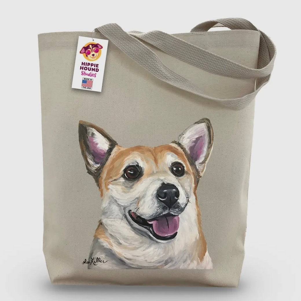 Hippie Hound Tote Bag