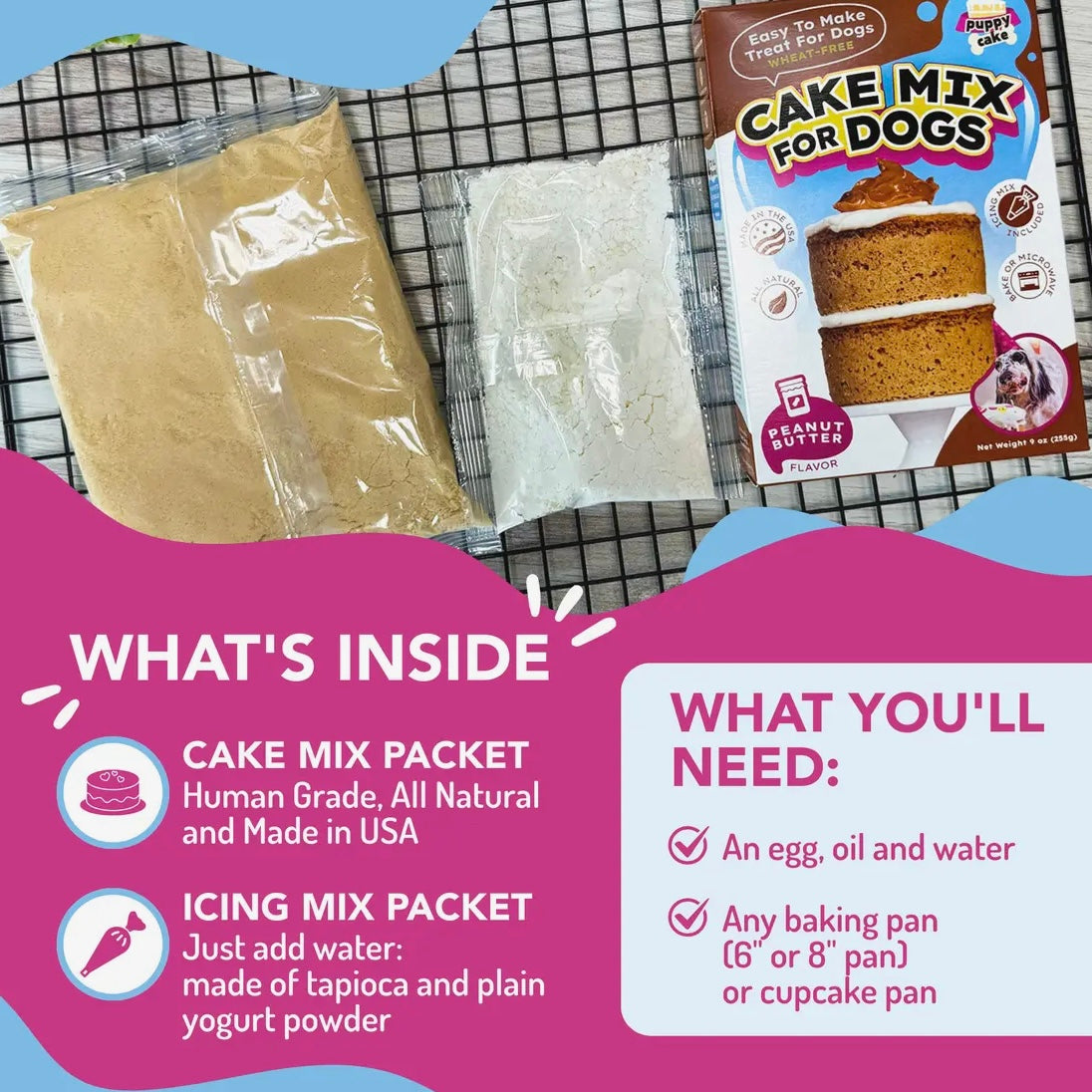 Puppy Cake Birthday Cake Mix