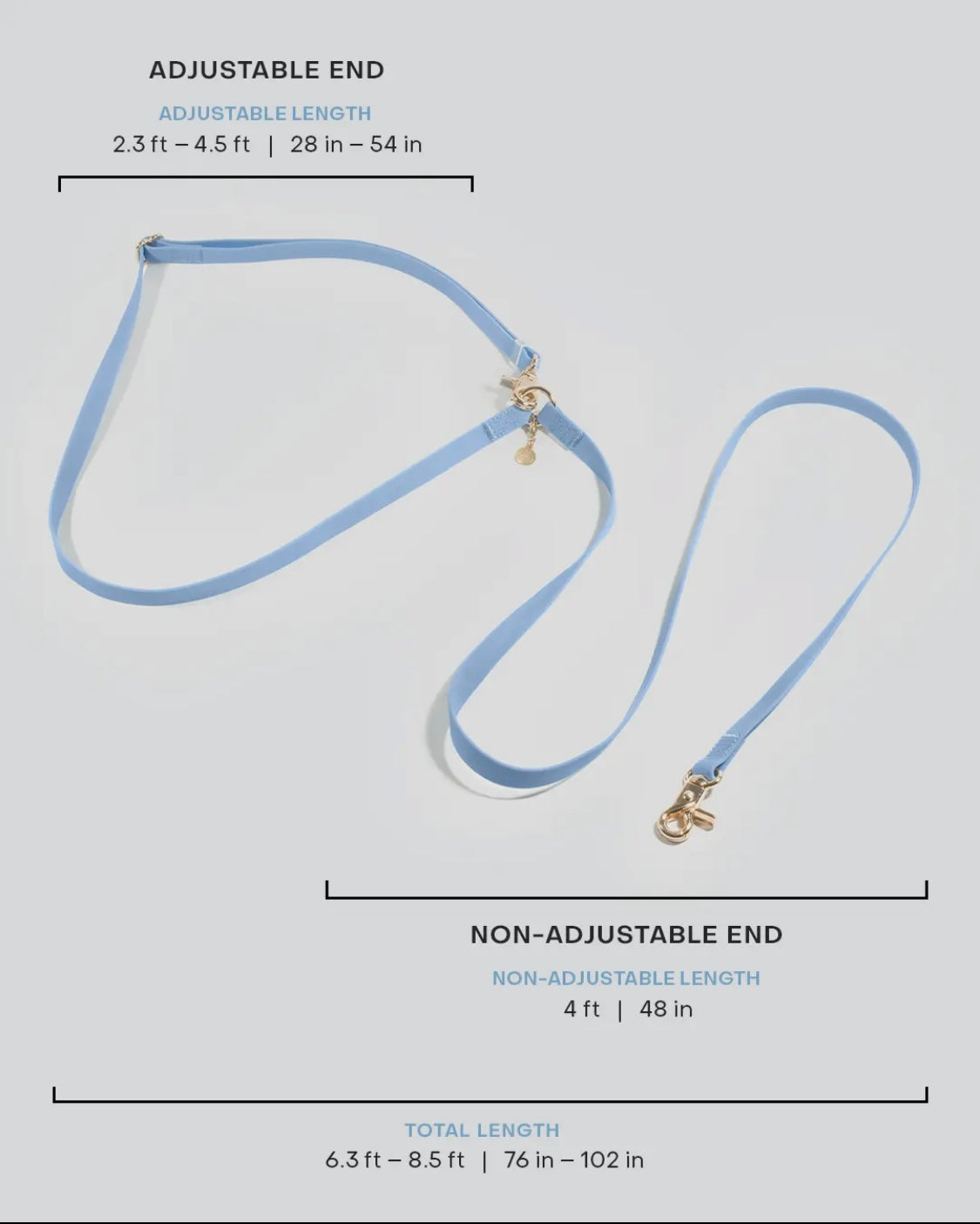 Sunny Tails 4-in-1 Convertible Hands Free Cloud Dog Leash