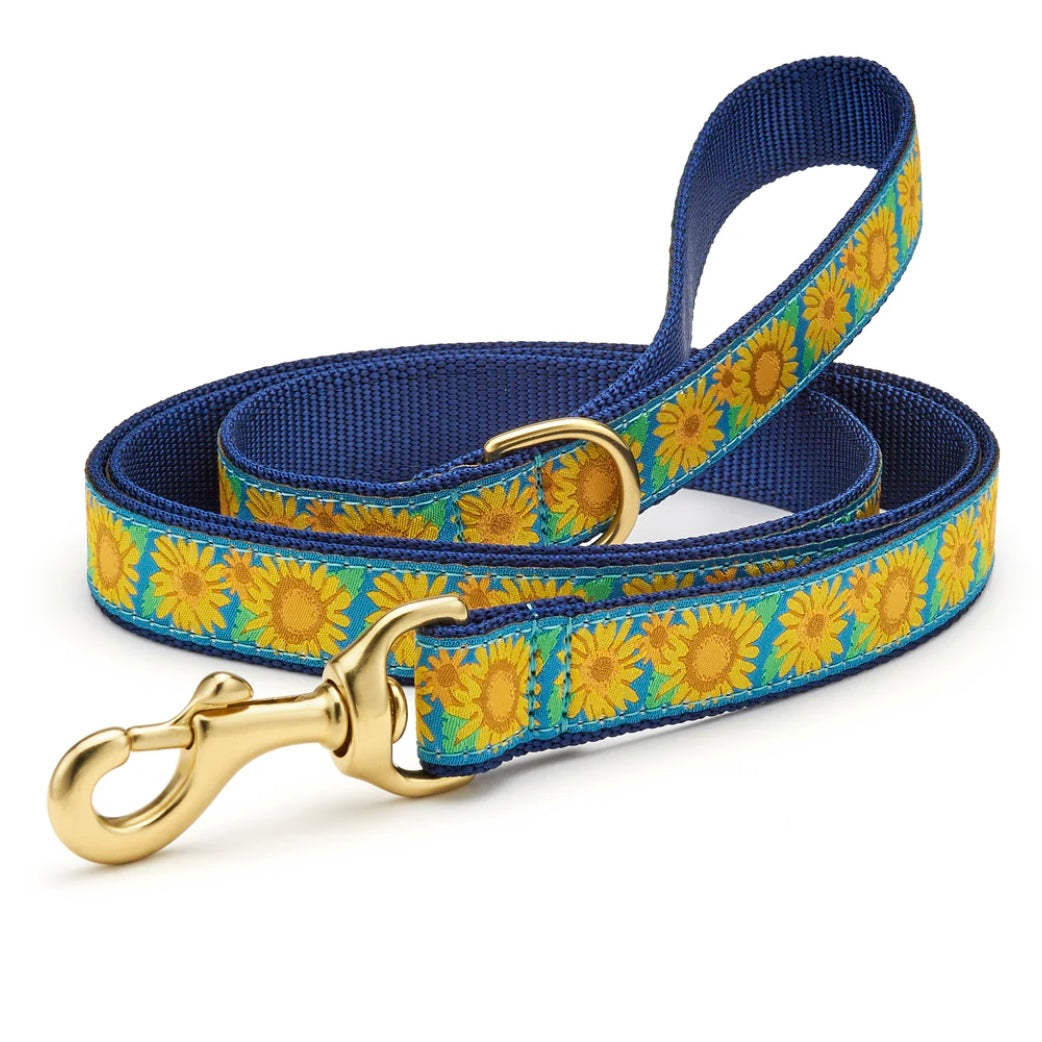 Up Country Bright Sunflower 5' Leash