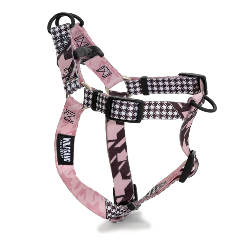 Wolfgang USA HoundsPink Step-In Harness