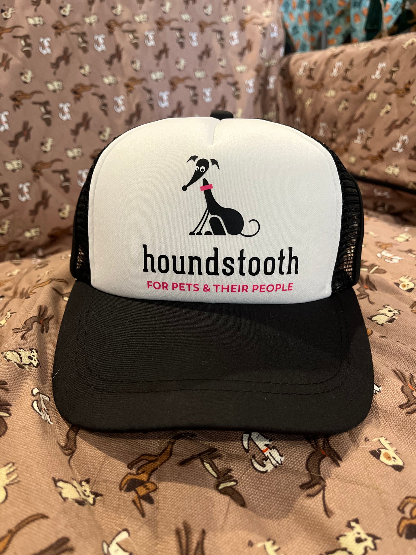 PupLid Houndstooth Hound Trucker Hat