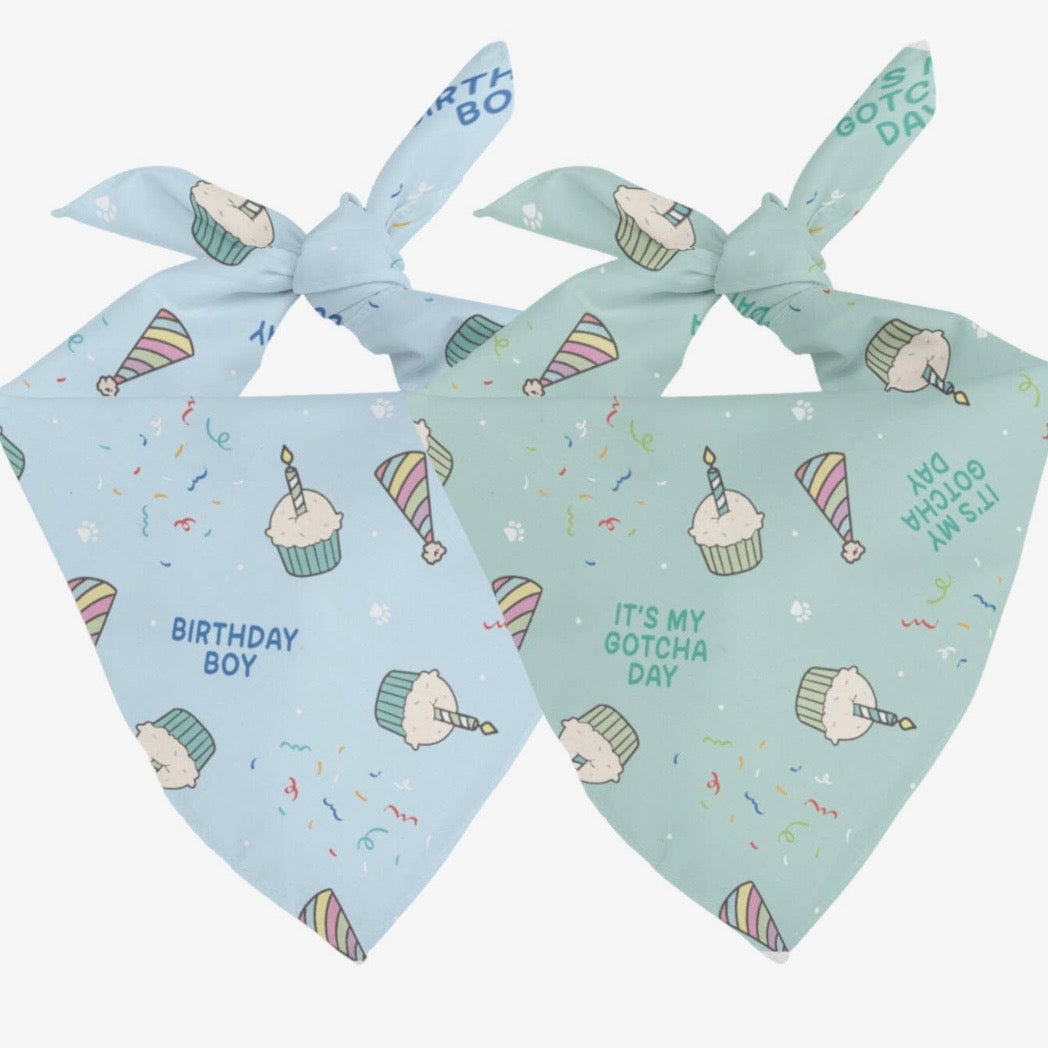 Dog Bandana Co Birthday/Gotcha Day Reversible Bandana