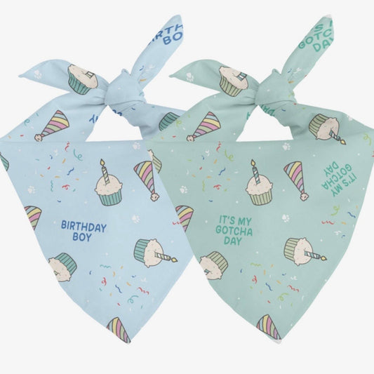 Dog Bandana Co Birthday/Gotcha Day Reversible Bandana