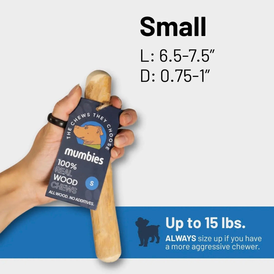 Mumbies Coffee Wood Dog Chew