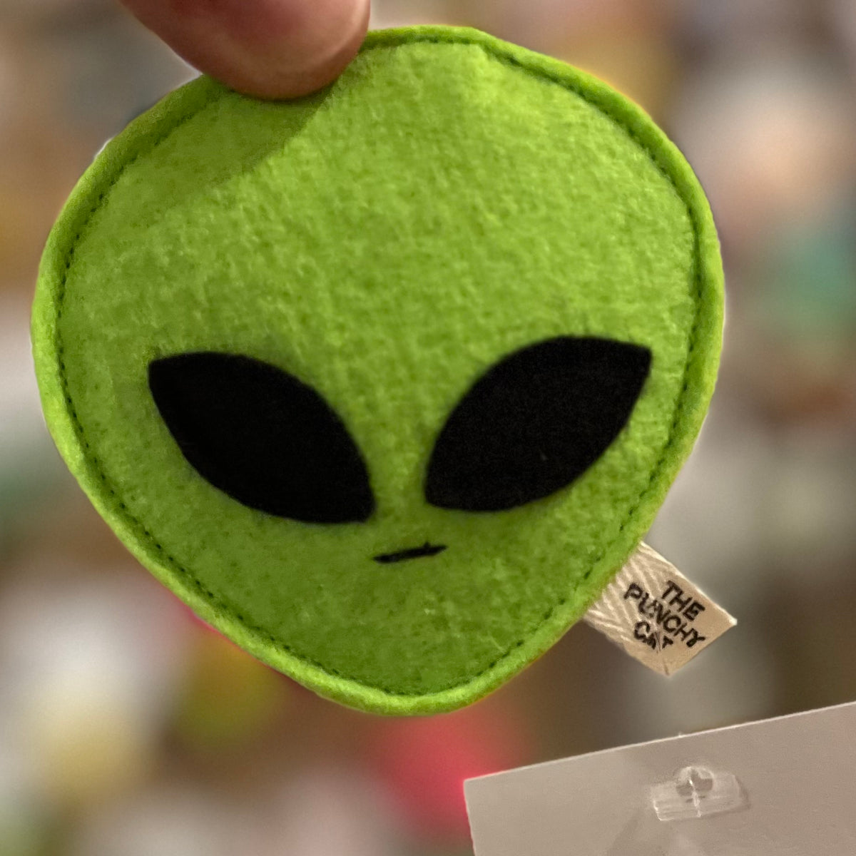 Punchy Cat Catnip Green Alien