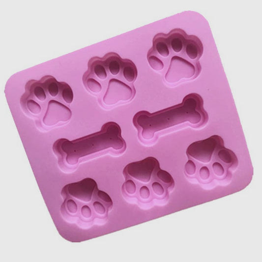 Cooper's Treats Pupsicle Paw and Bone Silicone Molds