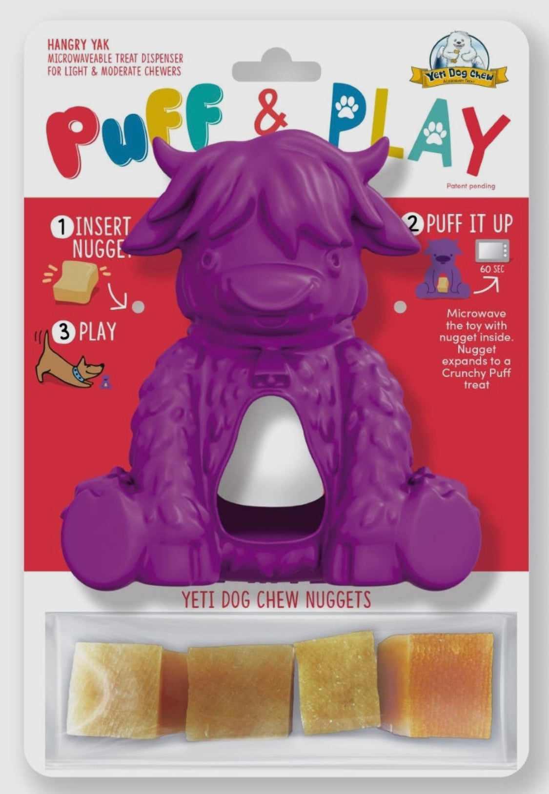 Yeti Dog Chew Hangry Yak Puff & Play