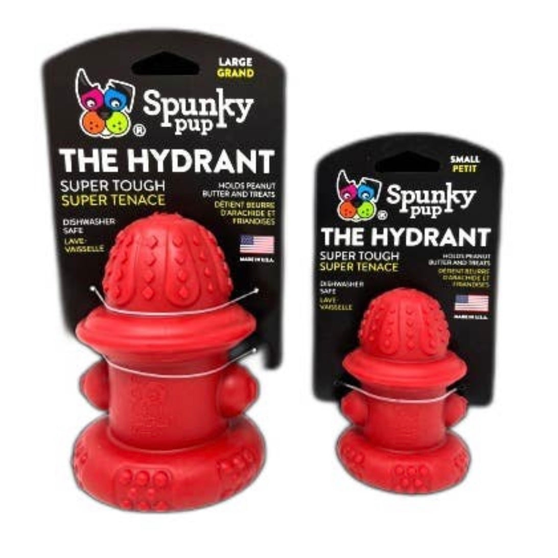 Spunky Pup Fire Hydrant Treat Toy