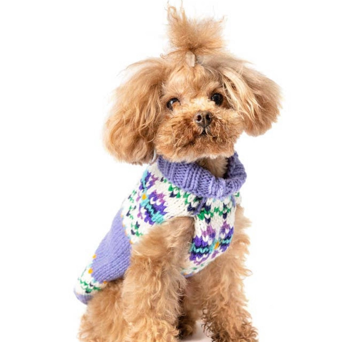 Chilly Dog Sweaters Lavender Flowers Sweater